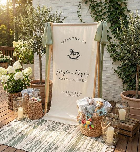 Baby Shower Welcome Sign